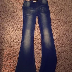 Paris Blues Flares. Long inseam!!